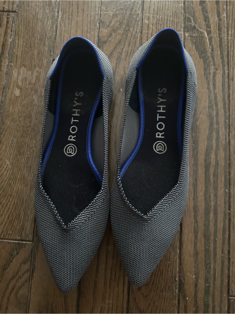 Rothy's Women's Pointed Flat in Gray size 9